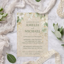 Boho Vintage Florale Botanische Hochzeit