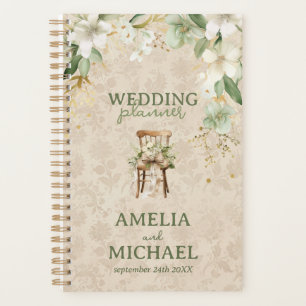 Boho Vintage Florale Botanische Hochzeit Planer