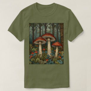 Boho Vintage Pilze Wald T-Shirt