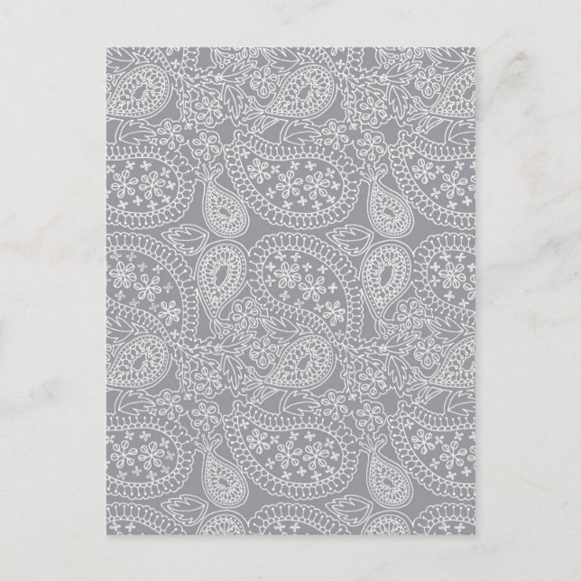 Boho Vintage Postkarte (Vorderseite)