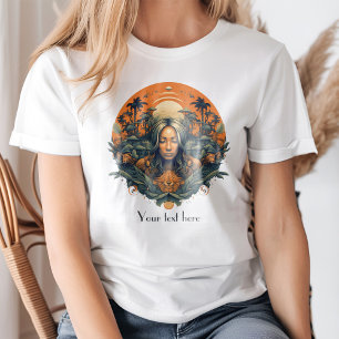 Boho-Vintage-Zen-Vibes-Göttinnen-Natur-T-Shirt T-Shirt