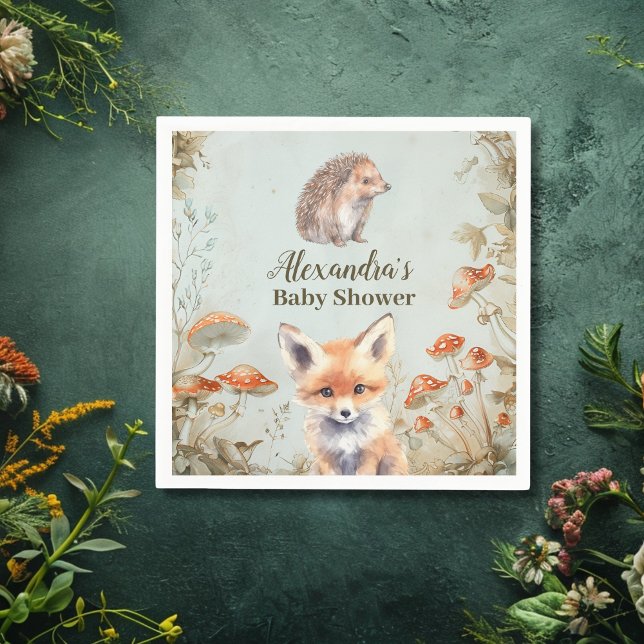 Boho-Wald-Baby-Party Serviette (Von Creator hochgeladen)