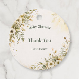 Boho-Wald-Babyshower-Geschenkanhänger Geschenkanhänger