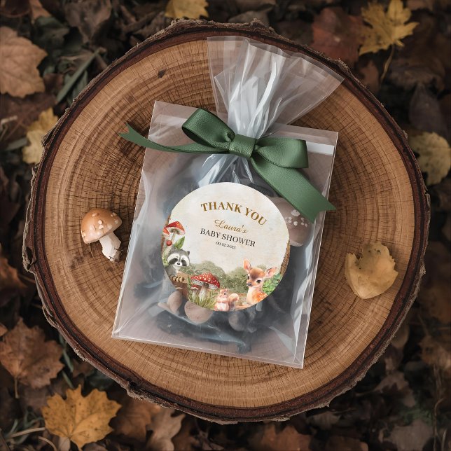 Boho Wald Woodland Tiere Rustic Baby Dusche Geschenktütchen (Von Creator hochgeladen)