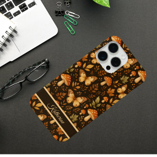 Boho-Waldpilze Herbstfarben Case-Mate iPhone Hülle
