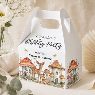 Boho-Waldtier-Geburtstagsfeier Geschenkschachtel