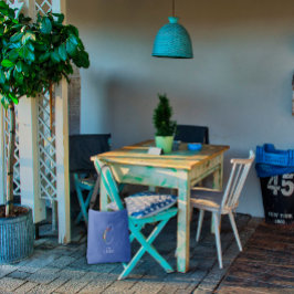 Boho Wasserfarbe Botanik Buchstabe C Tragetaschen Mit Langen Trägern