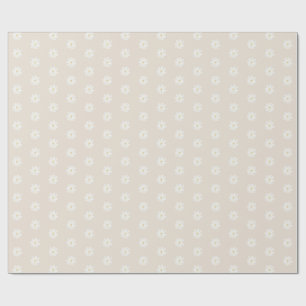 Boho-Wasserfarbe-Daisy-Geschenkpapier Geschenkpapier
