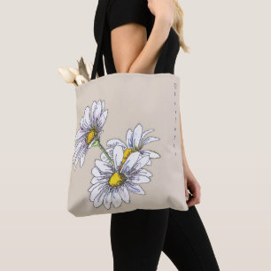 Boho-Wasserfarbe-Gänseblümchen-Blumen-Beige-Weihna