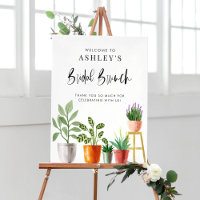 Boho Wasserfarbe gegossene Häuser Bridal Brunch