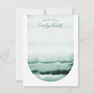 Boho Wasserfarbe Krawatte-Dye Custom Stationer - G
