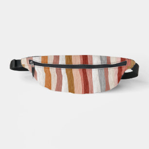 Boho-Wasserfarbe-Streifenmuster Bauchtasche