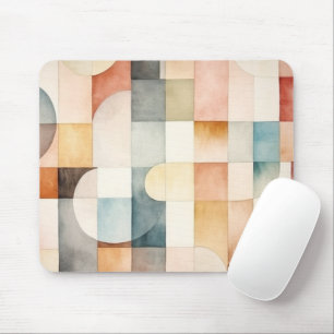 Boho Watercolor Abstrakt Art Mousepad