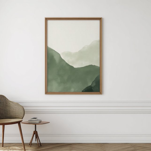 Boho Watercolor Abstrakt Poster | Neutraldruck (Von Creator hochgeladen)