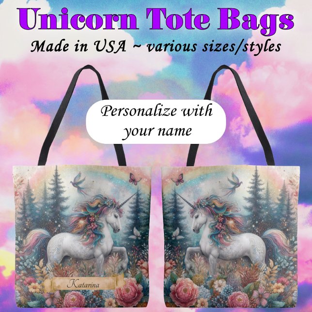 Boho-Watercolor-Einhorn-Regenbogen-Name anpassen  (Von Creator hochgeladen)