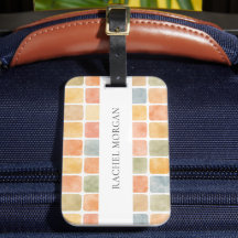 BOHO WATERCOLOR-FLIE SEN ERDFARBE Personalisiert