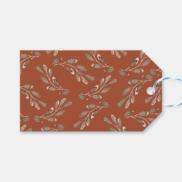 Boho Watercolor Floral Geschenk Tag Geschenkanhänger