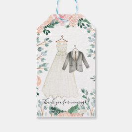 Boho Watercolor-Gastgeschenk Hochzeit-Tags Geschenkanhänger