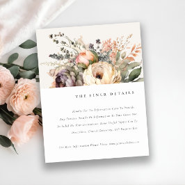 Boho Watercolor Herbst Herbstwoche Details zur Blu Begleitkarte