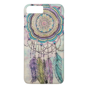 Boho Watercolor Mandala Dreamcatcher Case-Mate iPhone Hülle