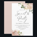 Boho Watercolor Mauve Peach Blume Sweet 16 Party<br><div class="desc">Wir laden Sie mit unserer 16-Party Einladung herzlich zu Ihrer Veranstaltung ein. Die Blume sind in Aquarellmaul gehalten, die Vegetation und die Imitate haben goldene Folienakzente. Diese Aquarelleinladung von 16 . Geburtstag Set für einen anspruchsvollen und unvergesslichen Geburtstag. Ideal für Geburtstagsfeiern im Garten fügt diese Einladung Ihrer Veranstaltung eine elegante,...</div>