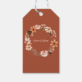 Boho Watercolor Personalisierte Geschenktafel Geschenkanhänger