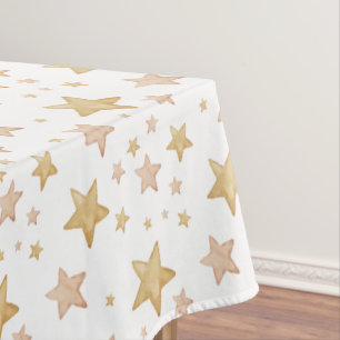 Boho Watercolor Star Baby Shower Tableclout Tischdecke