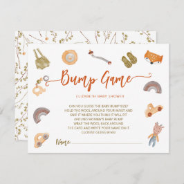 Boho Waterolor Baby Showblende Spiel Umschließwage Begleitkarte