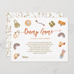 Boho Waterolor Baby Showblende Spiel Umschließwage Begleitkarte