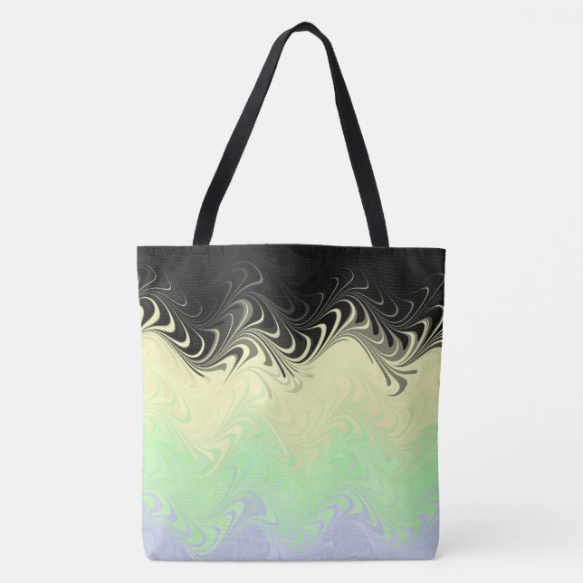 Boho Wavy marmorierte Abstrakte Cassgender Pride F (Vorderseite)