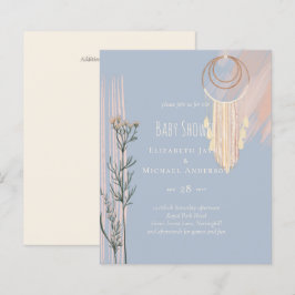 BOHO Wedding Dusty Blue Peach Dream Catcher