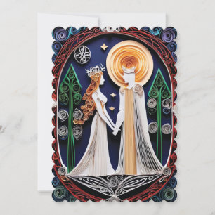 Boho Wedding Einladung