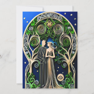 Boho Wedding Einladung