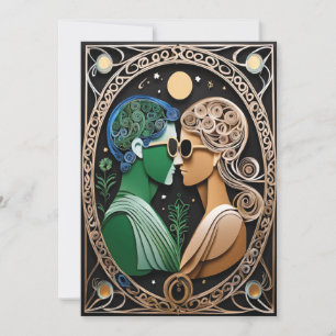 Boho Wedding Einladung