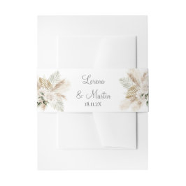 Boho Wedding Invitation Bly Band