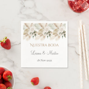 Boho Wedding Napkins Serviette