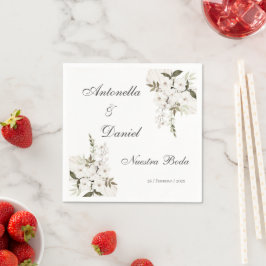 Boho Wedding Paper Napkin Serviette