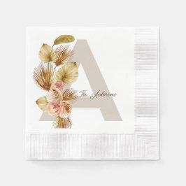 Boho Wedding - Personalisiert Serviette