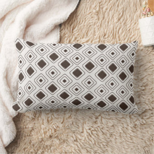 Boho weiches neutrales Stammes- geometrisches Azte Lendenkissen