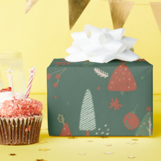 Boho Weihnachten Geschenkpapier