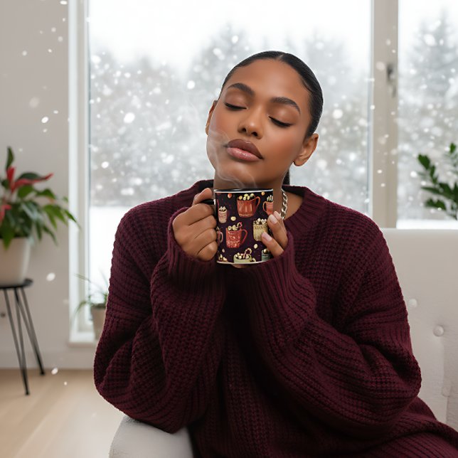 Boho-Weihnachts-Heißer Kakao Tasse (Von Creator hochgeladen)