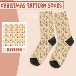 Boho Weihnachts-Party Weihnachtssock Boho Socks Socken