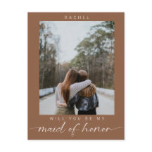 Boho Werden Sie meine Trauzeugin Foto Chic