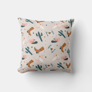 Boho Western Christmas - Beige Kissen