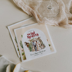 Boho Western Desert   BRAUTPARTY Serviette