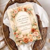 Boho Western Floral Baby Shower