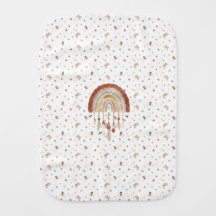 Boho Whimsical Biene & Erdiges Regenbogen Baby-Tas