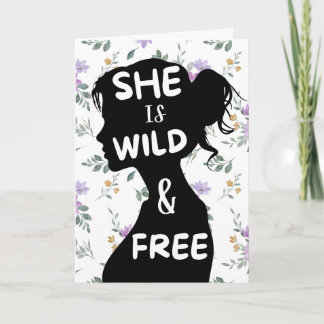 Boho Whimsical Greeting Card Karte