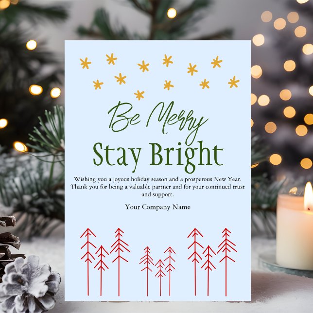Boho Whimsical Minimalistisch Weihnachtskarte Feiertagskarte (Von Creator hochgeladen)