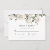 Boho White Ivory Rose Blumengrün Hochzeit